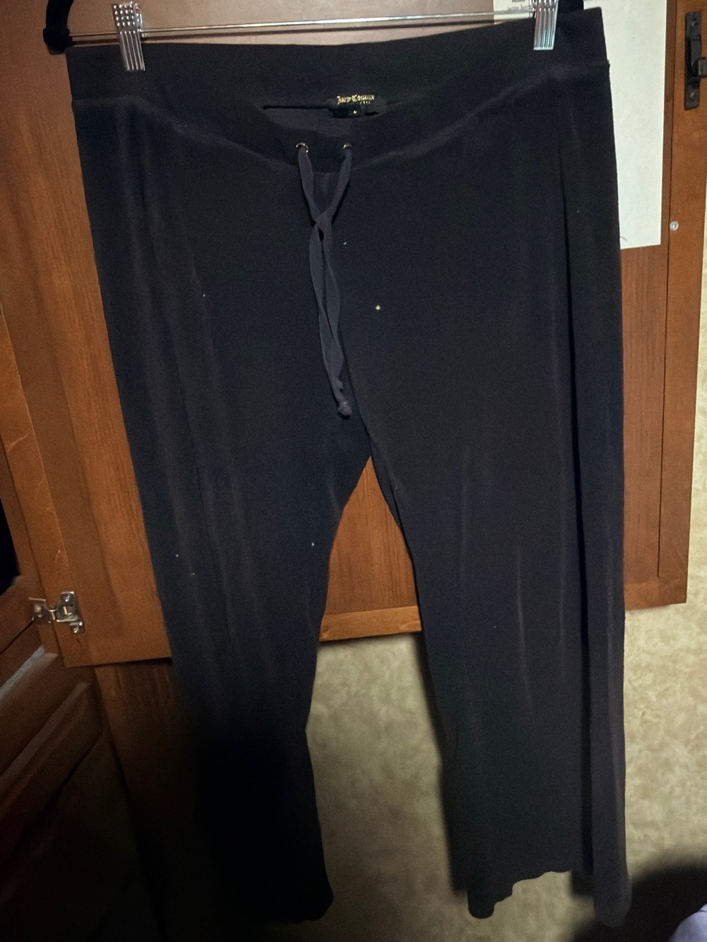 Juicy Couture Black Womens Sweatpants L